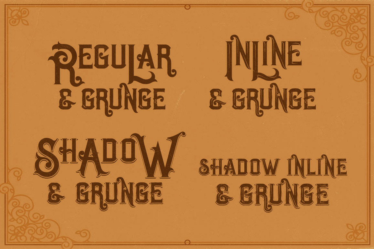 Opera Vintage Typeface preview 2