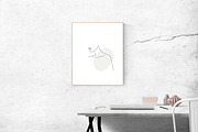 Flirt. Line Art Female Body, a Person Illustration by AnMark (Thumbnail 3 of 10)