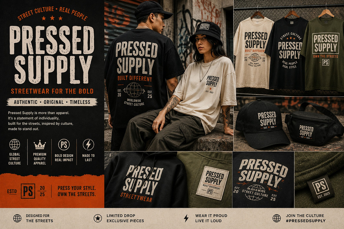 Pressed Supply, a Sans Serif Font by Art StoreID (Photo 7 of 10)