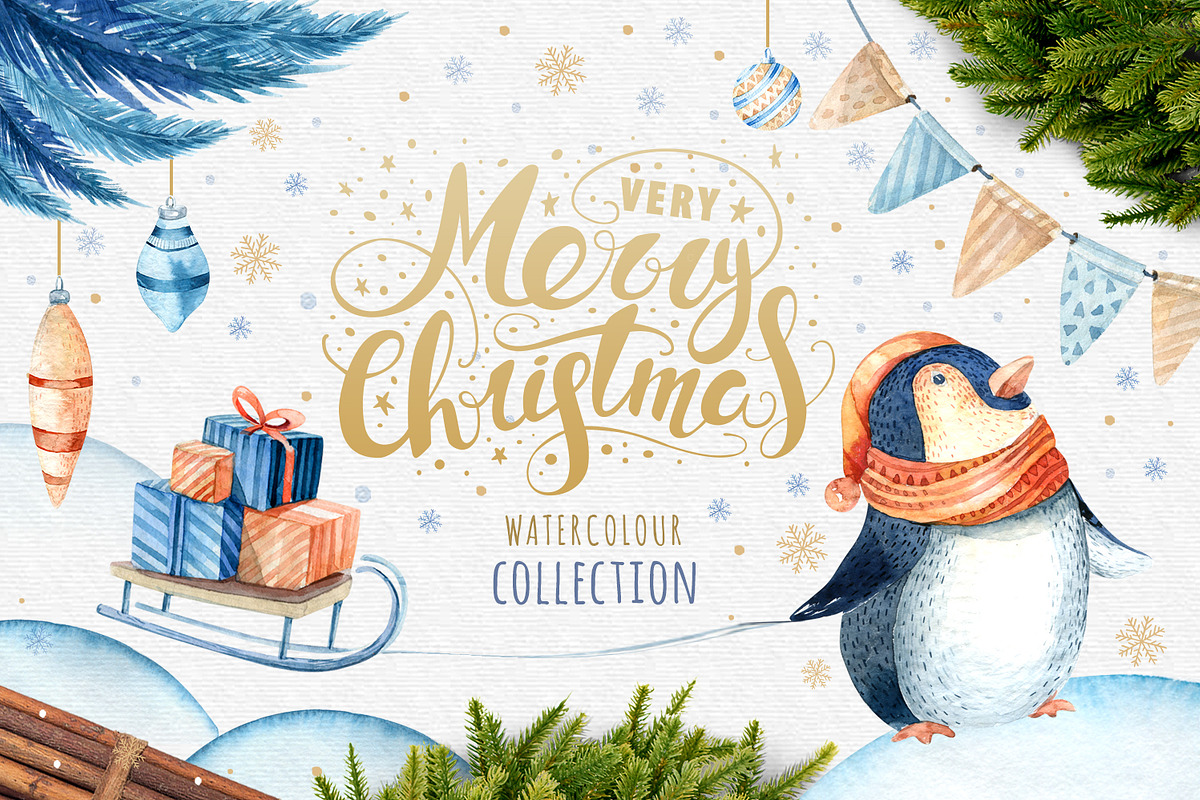 Watercolour penguins, a Decorative Illustration by Peace ART (Photo 1 of 4)