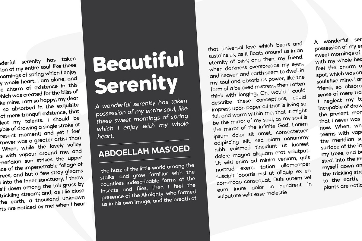 Noche, a Sans Serif Font by Ridha-38.lineart (Photo 9 of 10)