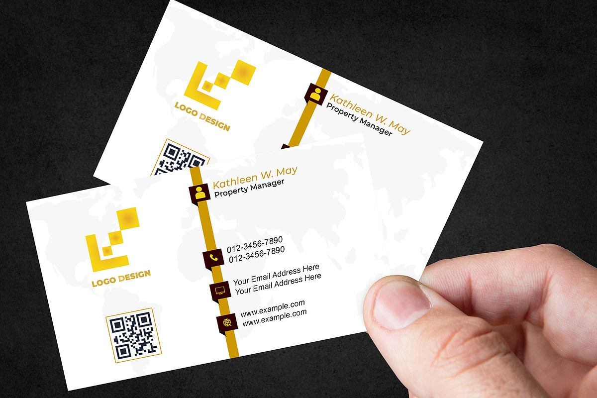 Simple Corporate Card PSD preview 4