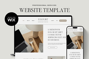 Wix Website Template For Services