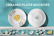7 Mockups Ceramic Plates, a Household Mockup by Grow Design Craft Studio (Thumbnail 1 of 8)