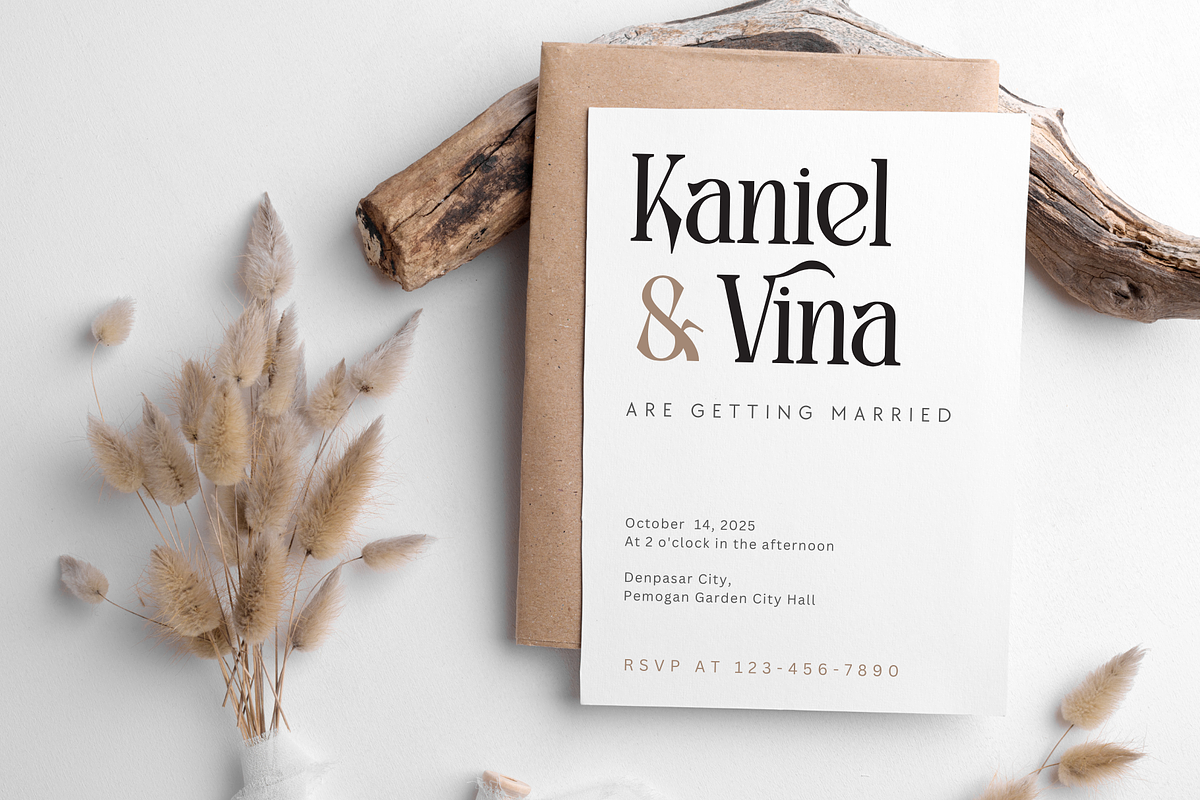 Arfa Vintage - Branding Logo Font, a Serif Font by Nirmana Visual (Photo 2 of 10)