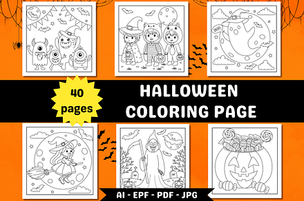 Halloween Coloring Page