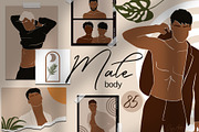 Male body collection, a Decorative Illustration by EasyArt (Thumbnail 1 of 12)