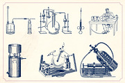 Vintage Science Illustrations, a Technology Illustration by Mr Vintage (Thumbnail 5 of 11)