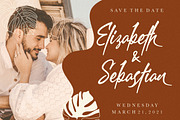 Bathersilla Brush Wedding Font, a Script Font by MikroType Std (Thumbnail 7 of 9)