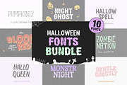 Halloween fonts bundle, a Handwritten Font by supfonts (Thumbnail 1 of 12)