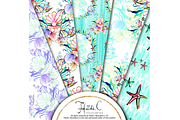Mermaid Fantasy Paper Pack, a Pattern Graphic by HeidiCIllustration (Thumbnail 3 of 5)