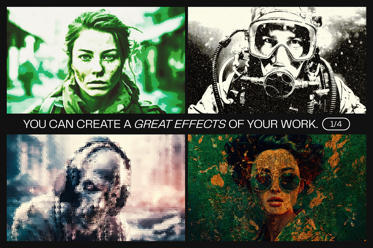 12 Photo Effect Templates, a Layer Style Add-On by iDoodle Studio (Photo 3 of 6)