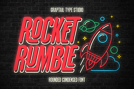 GTS Rocket Rumble | Retro Condensed
