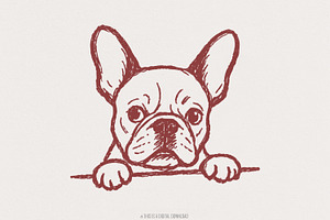 French Bulldog PNG, Digital, an Illustration by SharpMarketplace