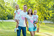 Happy Family T-Shirt Mock-Up, a Shirt Mockup by Freeman Studio (Thumbnail 6 of 13)