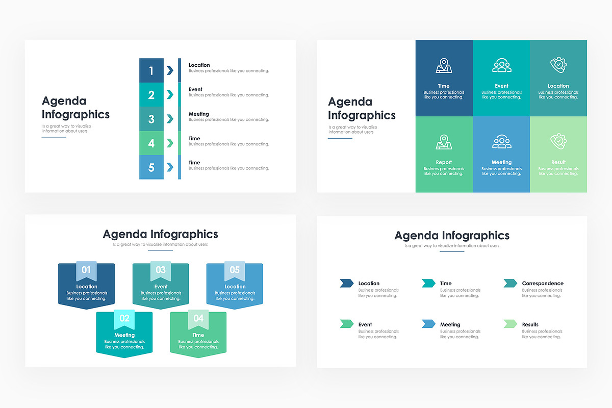 Agenda Infographics - PowerPoint, a Presentation Template by slidequest (Photo 5 of 6)