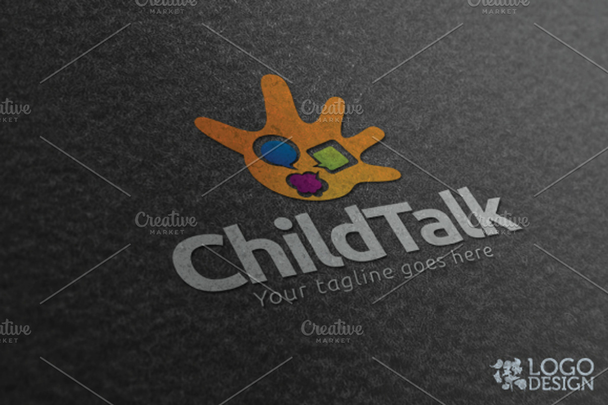 Child Talk, a Branding & Logo Template by KitCreativeStudio2 (Photo 4 of 5)