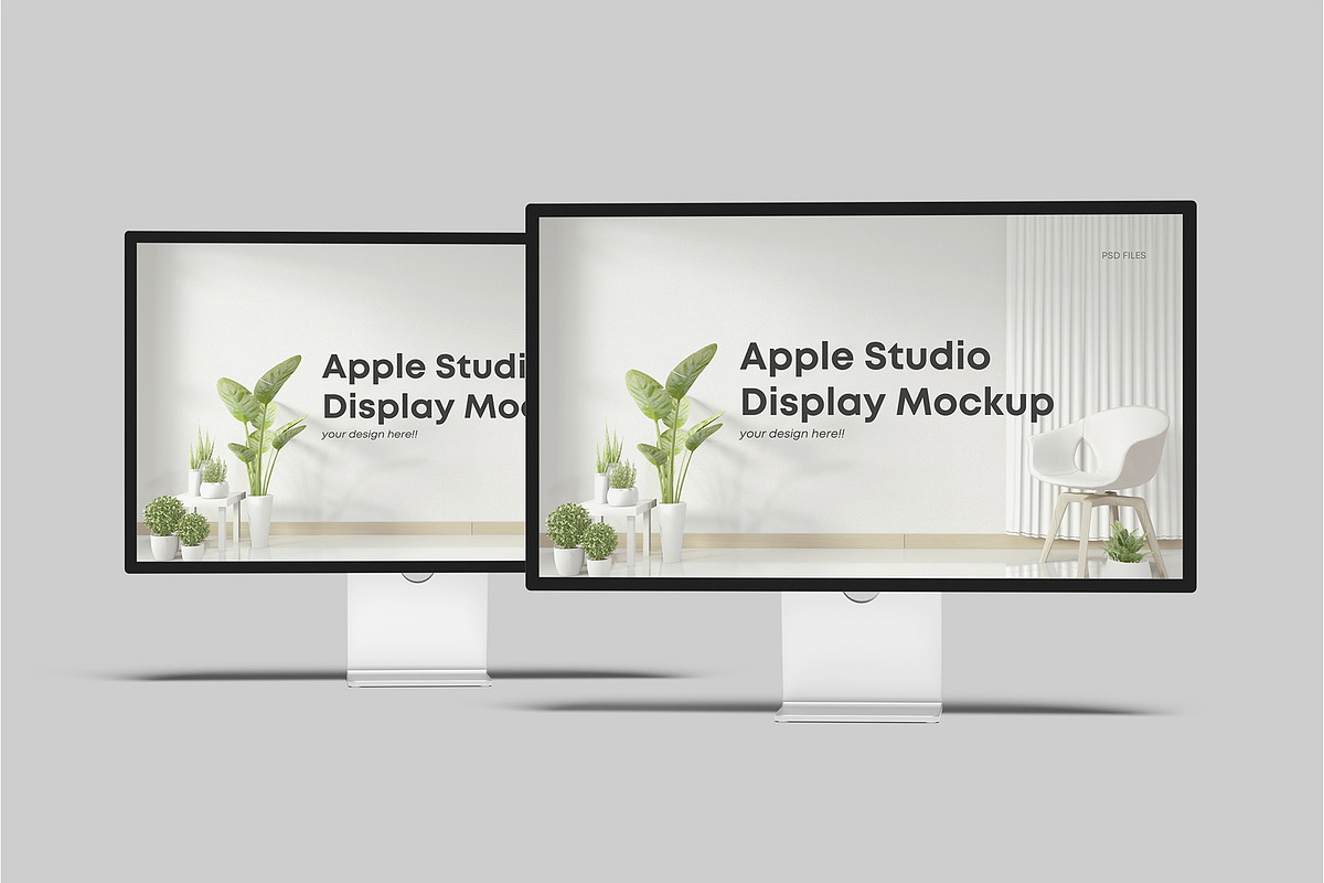 Apple Studio Display Mockup, a Mac Mockup by Graphiculon (Photo 6 of 11)