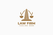 Law Firm Logo Template, a Branding & Logo Template by Zeer Graphic (Thumbnail 2 of 2)