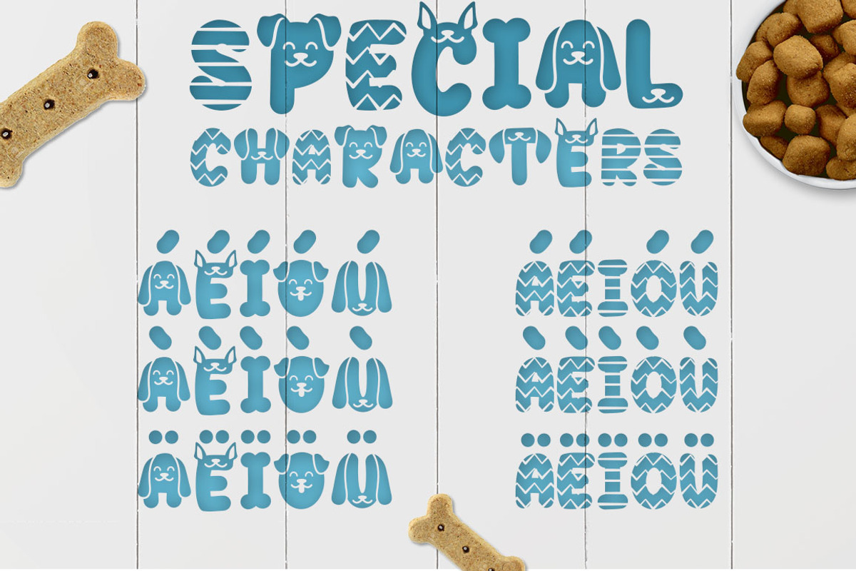 Best Friend - Dog font and clipart, a Font by arausidp (Photo 4 of 10)