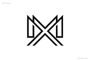Modern Minimalist MX Monogram Logo, a Branding & Logo Template by Advateik ™ (Thumbnail 2 of 3)