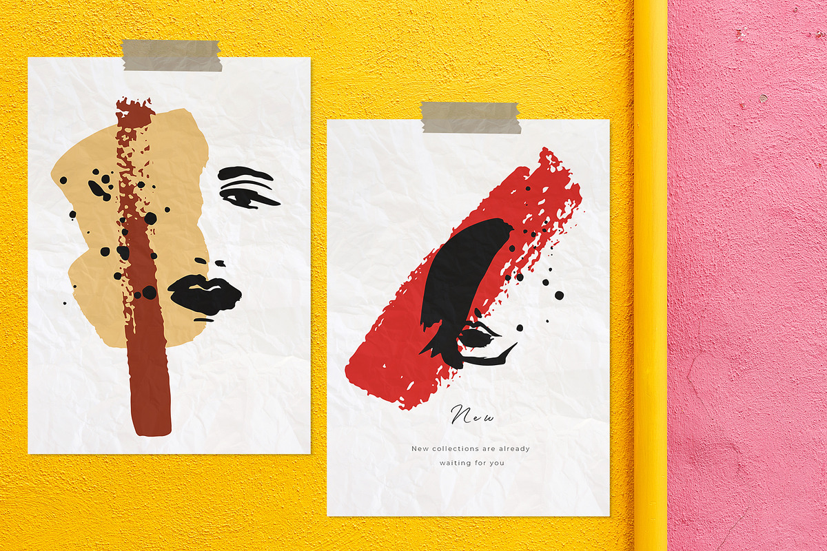 Female faces.T-shirt designs, an Object Graphic by Vera●Suleimanova (Photo 6 of 12)