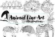 Vector Graphics Bundle, an Animal Illustration by Carrie Stephens Art (Thumbnail 25 of 43)