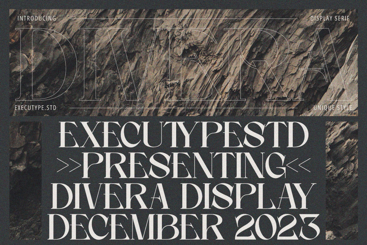 Divera - Display Serif, a Serif Font by executypeStudio (Photo 2 of 11)