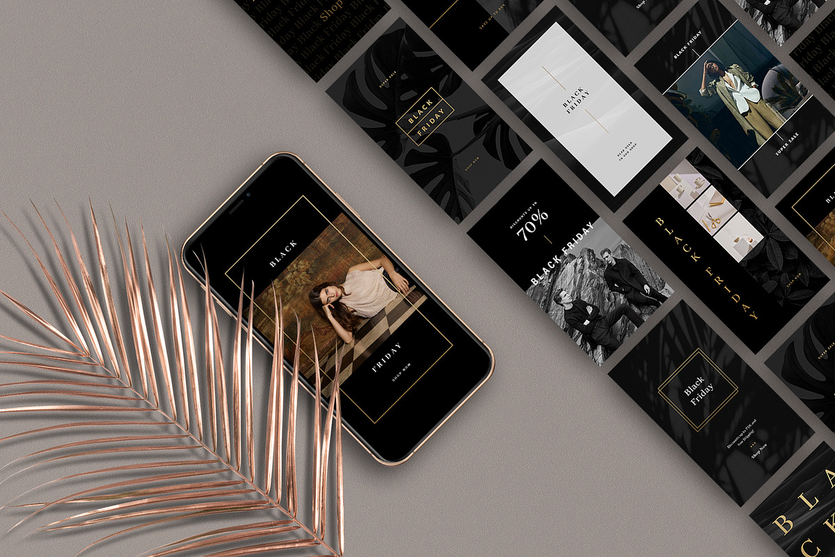 Animated Black Friday Instagram Pack, a Social Media Template by Ruby&Heart Studio (Photo 2 of 7)