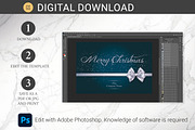 Merry Christmas Greeting Postcard PS, a Card Template by Godserv Designs (Thumbnail 13 of 15)