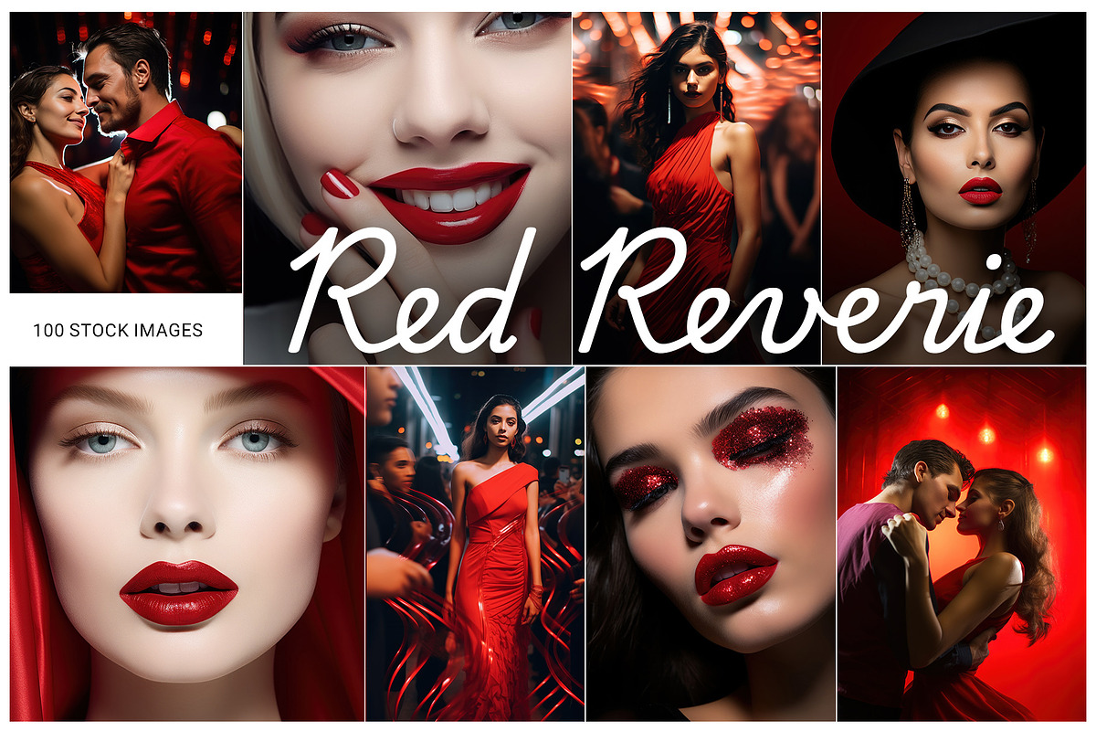 Red Reverie - 100 Stock Images, a Beauty & Fashion Photo by Alena Stoyko design (Photo 1 of 8)