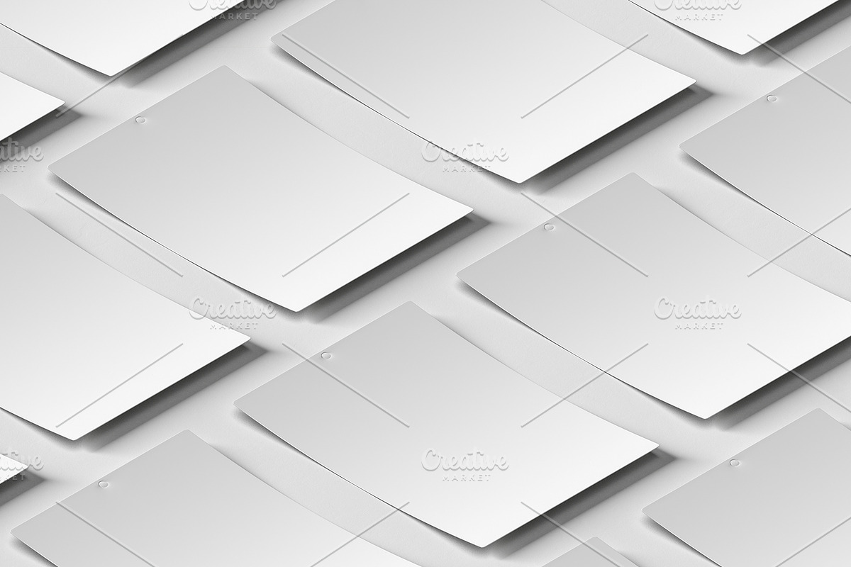 Set of Kraft Tag Labels Mockup, an Apparel Mockup by Black Cat Studio (Photo 3 of 18)