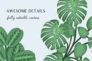 Potted House Plants Vector Clipart, an Illustration by Putnam Road Art (Thumbnail 3 of 3)