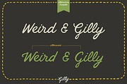 Script font Gilly handmade, a Script Font by Itsmesimon (Thumbnail 7 of 12)