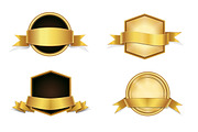 Golden Ribbons, Badges,Origami Set, a Templates & Theme by El-Studio (Thumbnail 3 of 3)