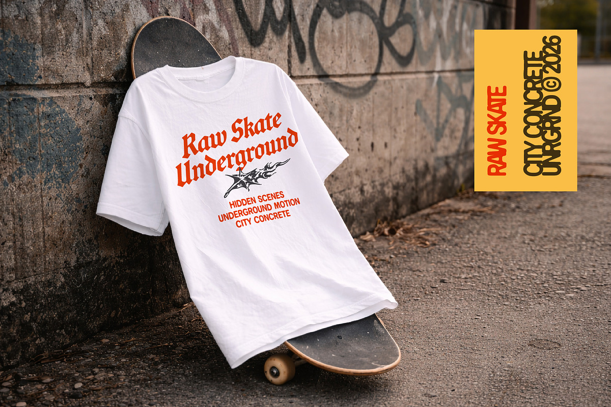Authentic Streetwear - Font Bundle, a Blackletter Font by Edignwn Type (Photo 8 of 11)