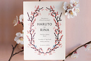 Cherry Blossom Wedding Invite Bundle, an Invitation Template by Wedding Whippet (Thumbnail 6 of 9)