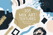 Mix Art Textures and Backgrounds, a Texture Graphic by Pink Ocean (Thumbnail 1 of 7)
