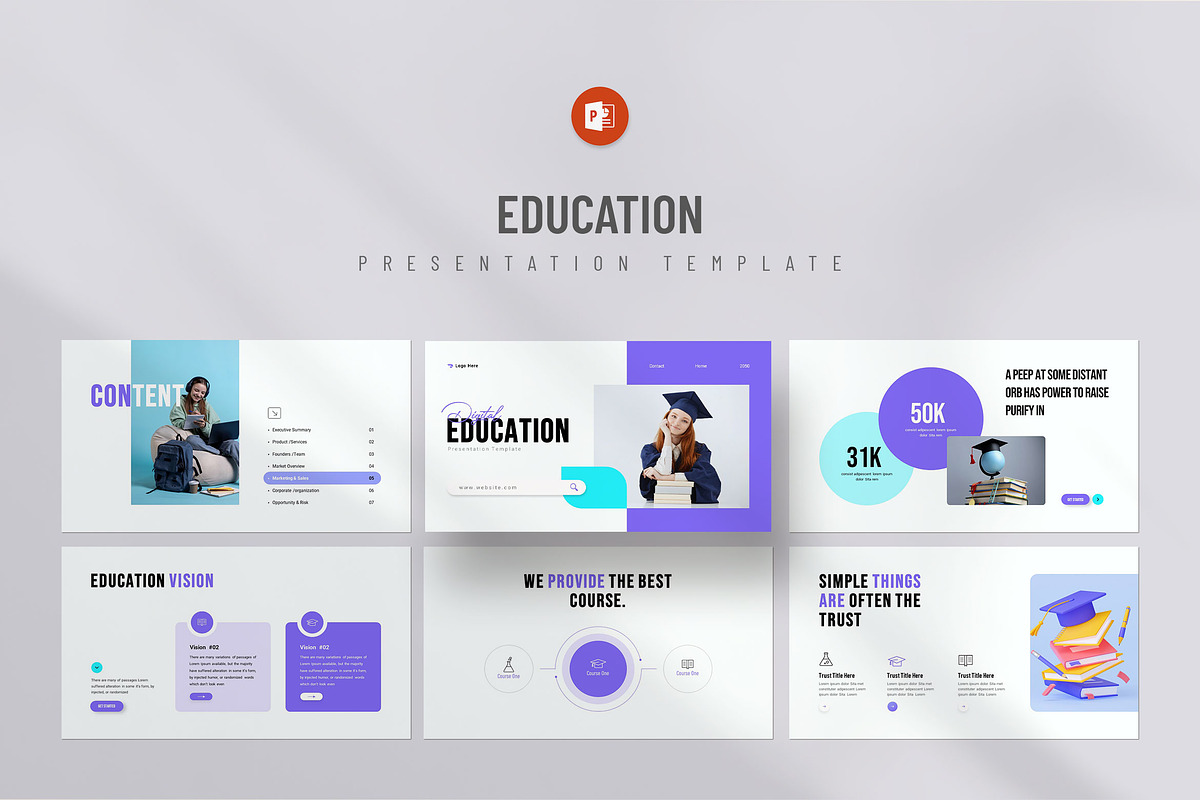 Digital Education Presentation, a Presentation Template by KreateTribe (Photo 5 of 6)