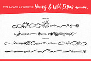 NEW! Young & Wild Brush Font, a Script Font by Wewhitelist (Thumbnail 8 of 9)