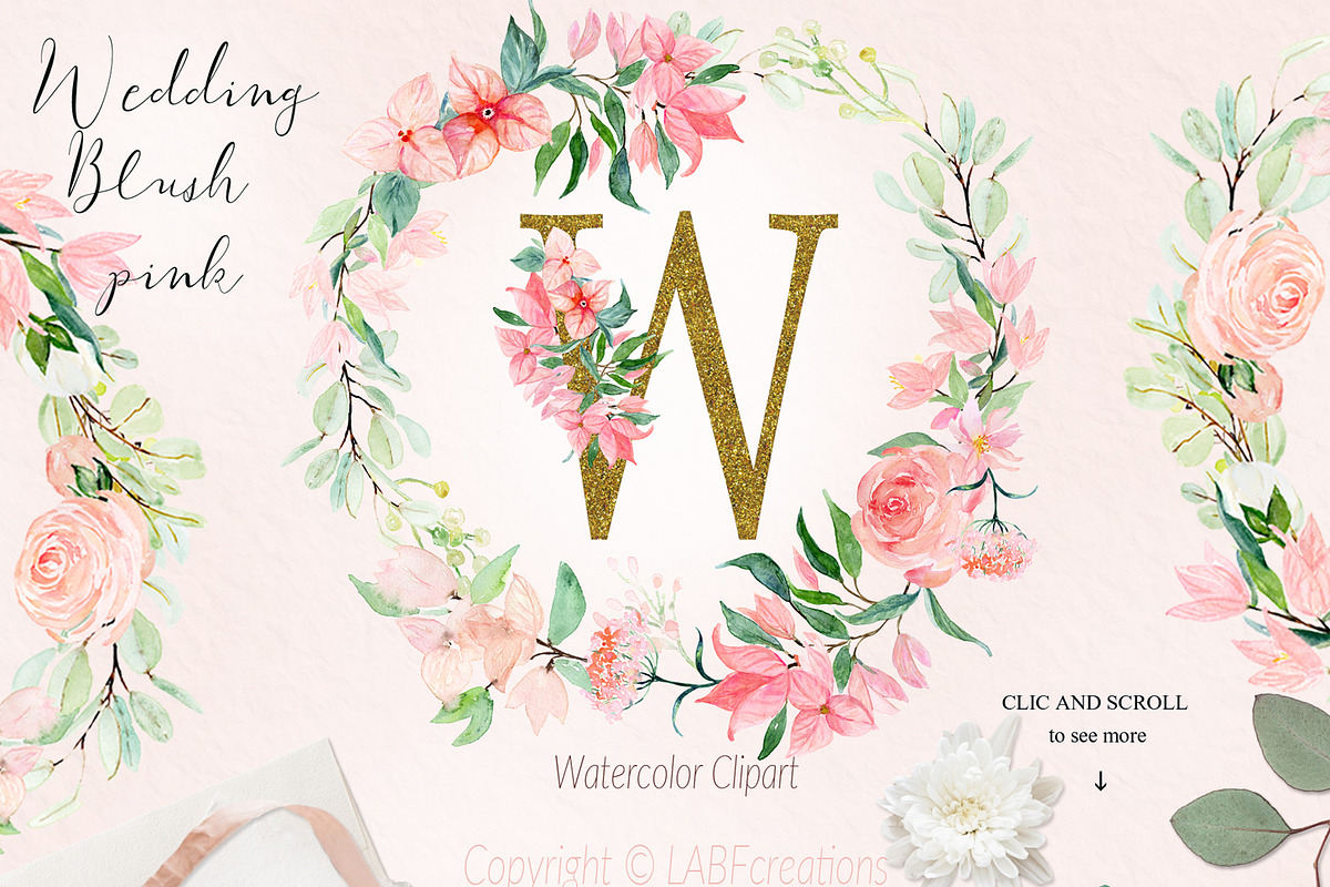 Blush pink bougainvillea flowers, an Illustration by LABFcreations (Photo 1 of 16)