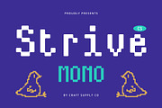 CS Strive Mono – Monospaced Font, a Sans Serif Font by Craft Supply Co. (Thumbnail 1 of 8)
