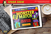 Spook Show Poster Font & Art Bundle, a Font by Paper Moon Graphic Supply (Thumbnail 14 of 15)