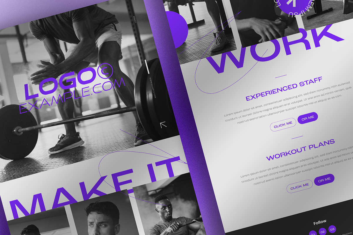 Promotional Gym Newsletter, a Templates & Theme by wavebreak