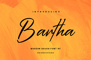 Bartha - Modern Brush Font, a Script Font by RHD Creative Studio (Thumbnail 1 of 10)