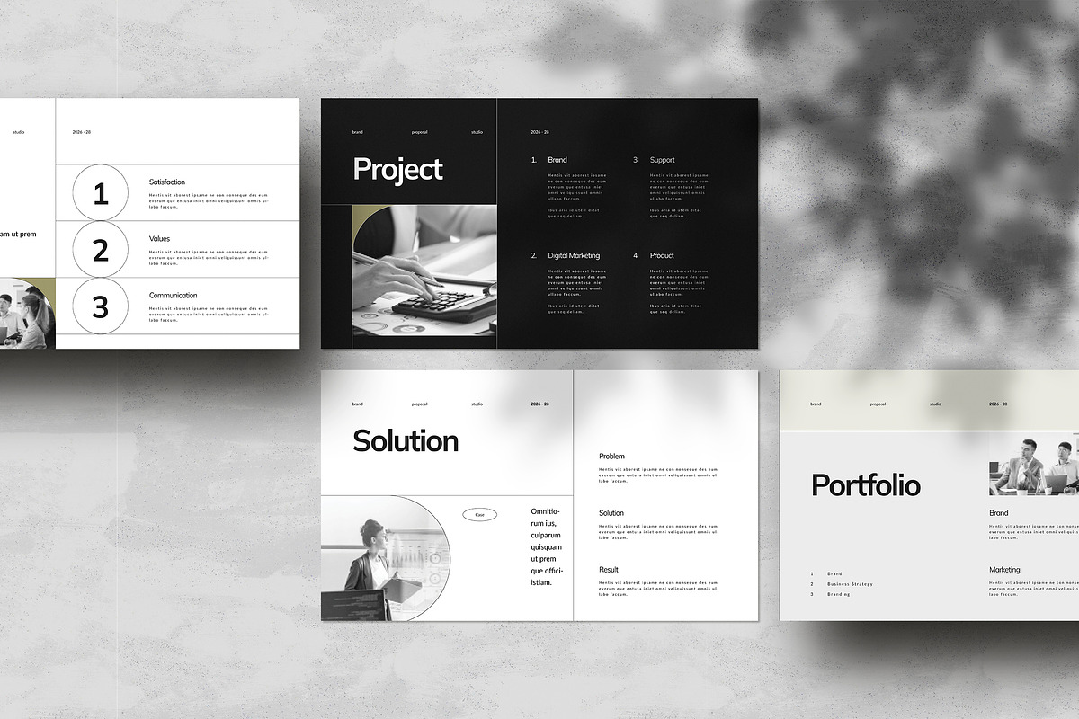 Brand Proposal Template | CANVA, a Presentation Template by White Graphic (Photo 5 of 6)