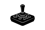 50 Retro Gaming Joystick Vector Bund, an Illustration by Creativeshirt (Thumbnail 37 of 51)