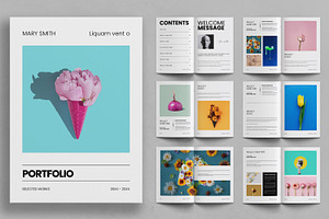 Portfolio Layout, a Magazine Template by ContestDesign