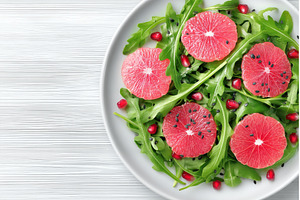 A vibrant spring salad featuring, a Food & Drink Photo by ZinetroN