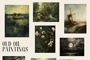 Old oil paintings - Vintage art, a Background Graphic by Pamyatka Shop (Thumbnail 2 of 8)